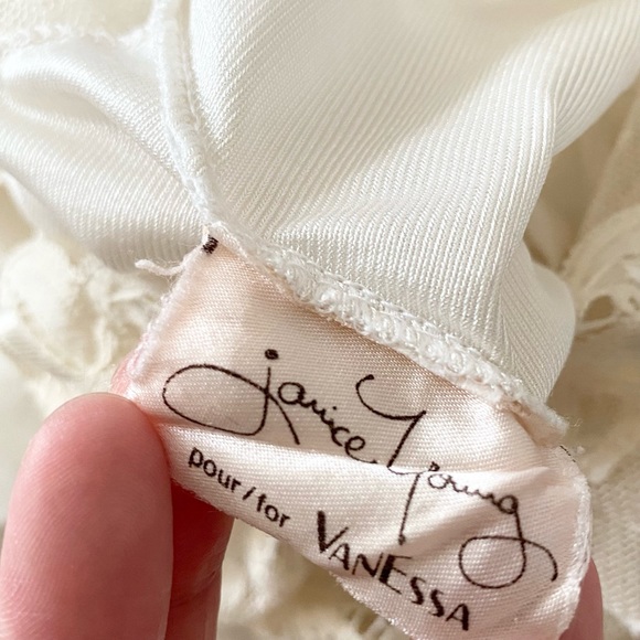 Vintage Janice Young for Vanessa Lace Nightgown Slip Dress - Picture 6 of 15
